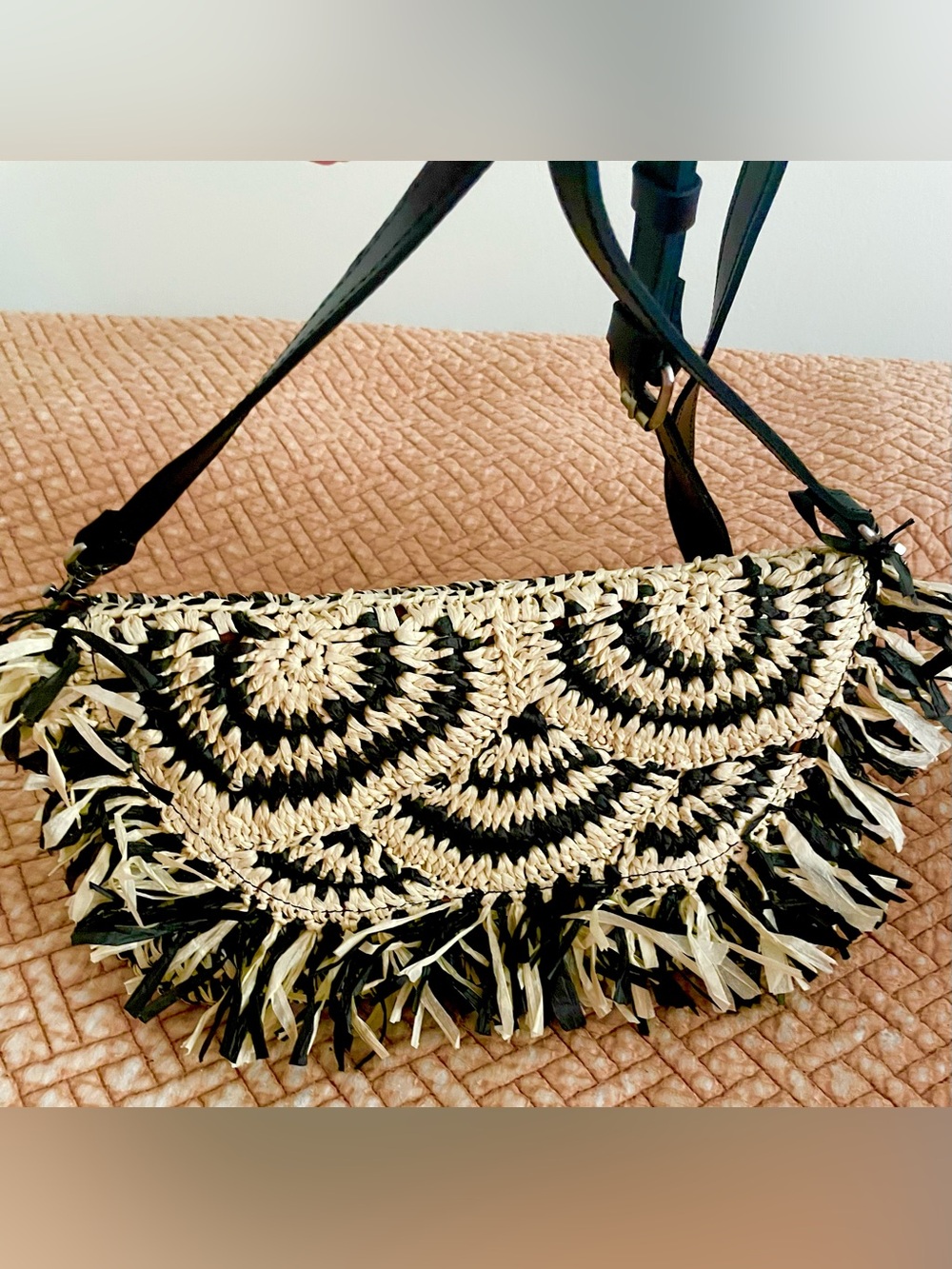 PATRICIA NASH 
Loulia Boho 
Hand Woven 
Fringe 
Crossbody Clutch 
NWT